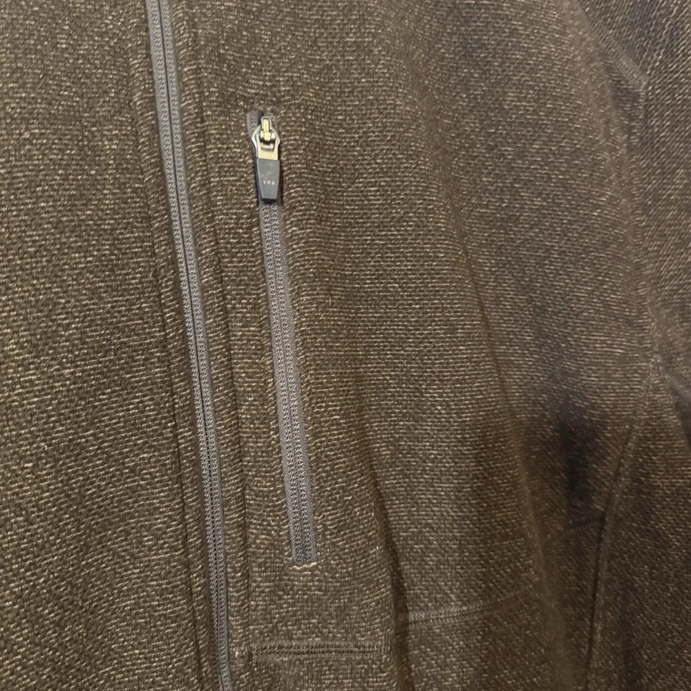 Duluth Trading Co.  Men's Brown Fleece Full‎ Zip Jacket Pockets Size XL